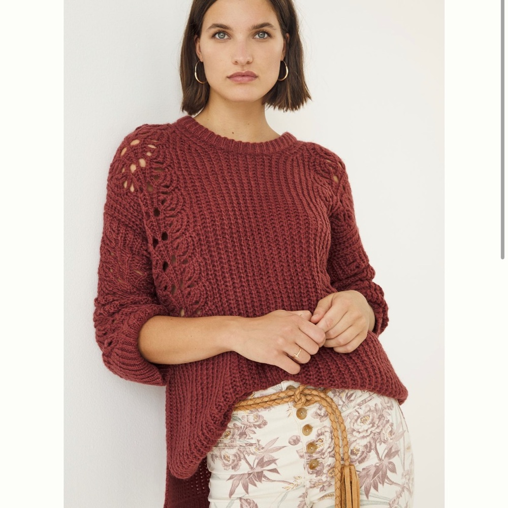 Pilcro Devenne Pointelle Pullover